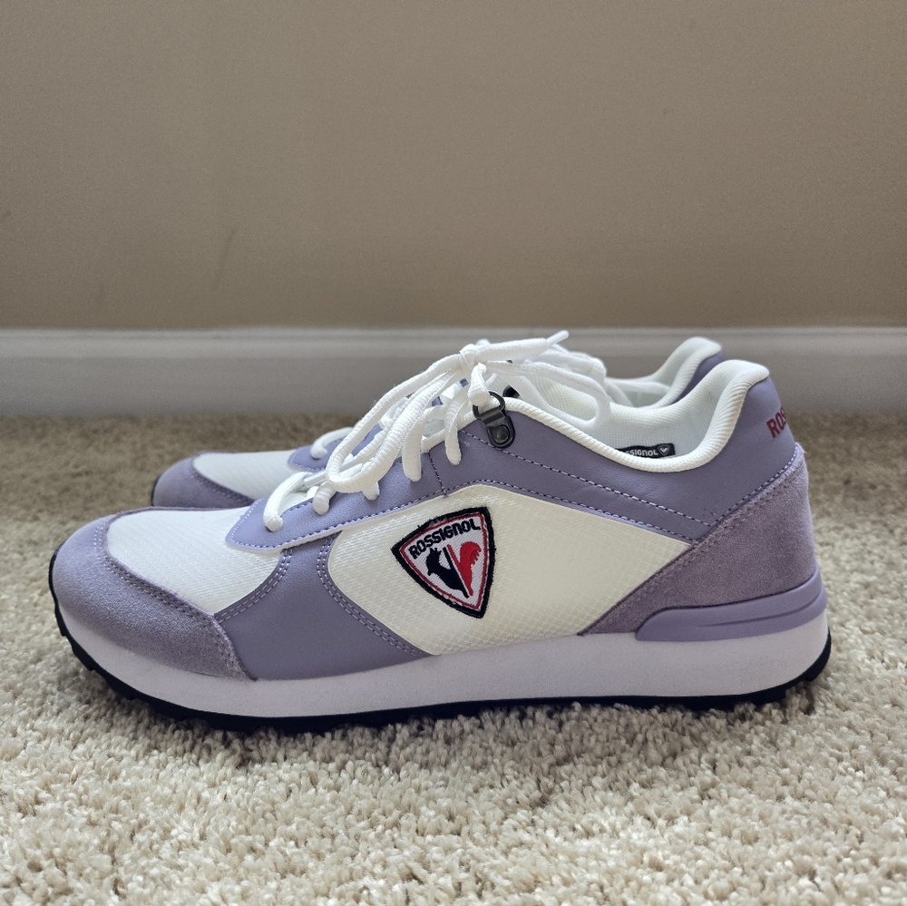 Rossignol Sneakers Womens 9.5 Lavender Gray Lace Up